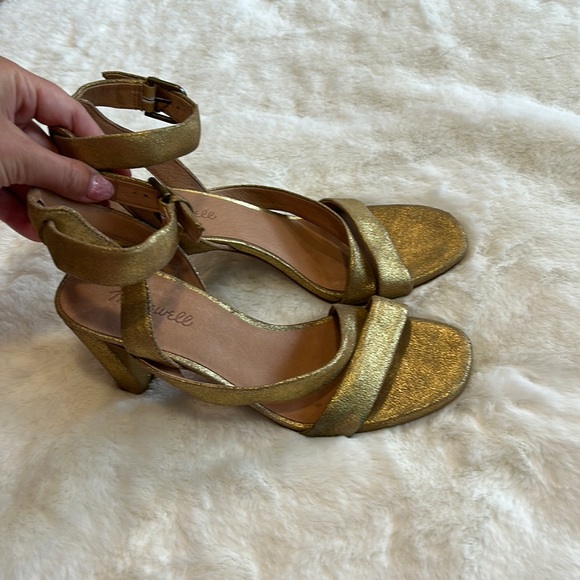 Madewell Shoes - Madewell gold heeled sandals